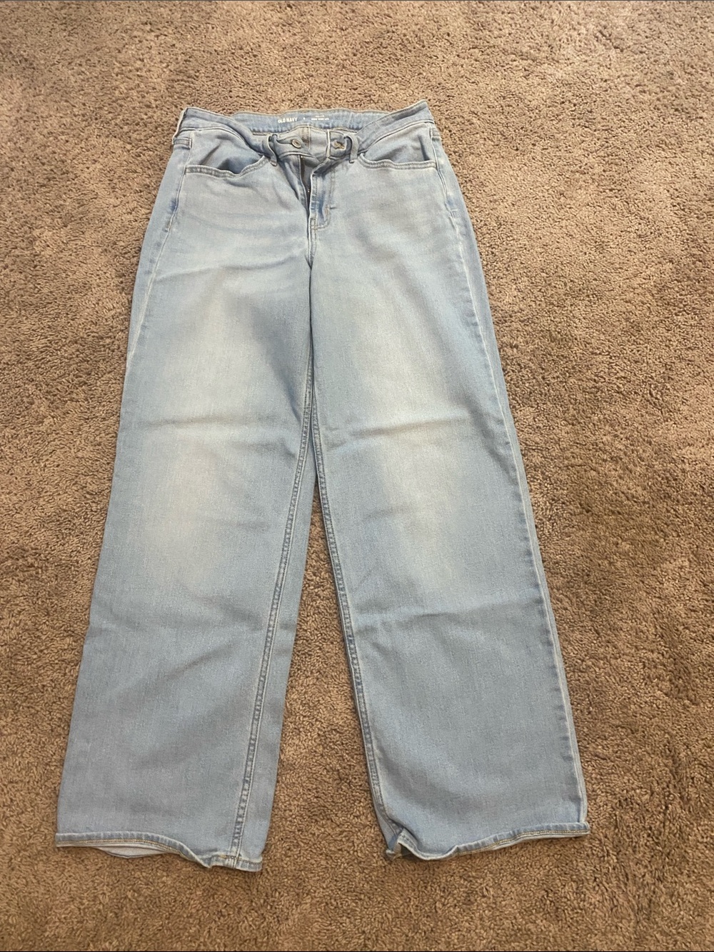Old Navy Light Wash Wide-Leg Jeans